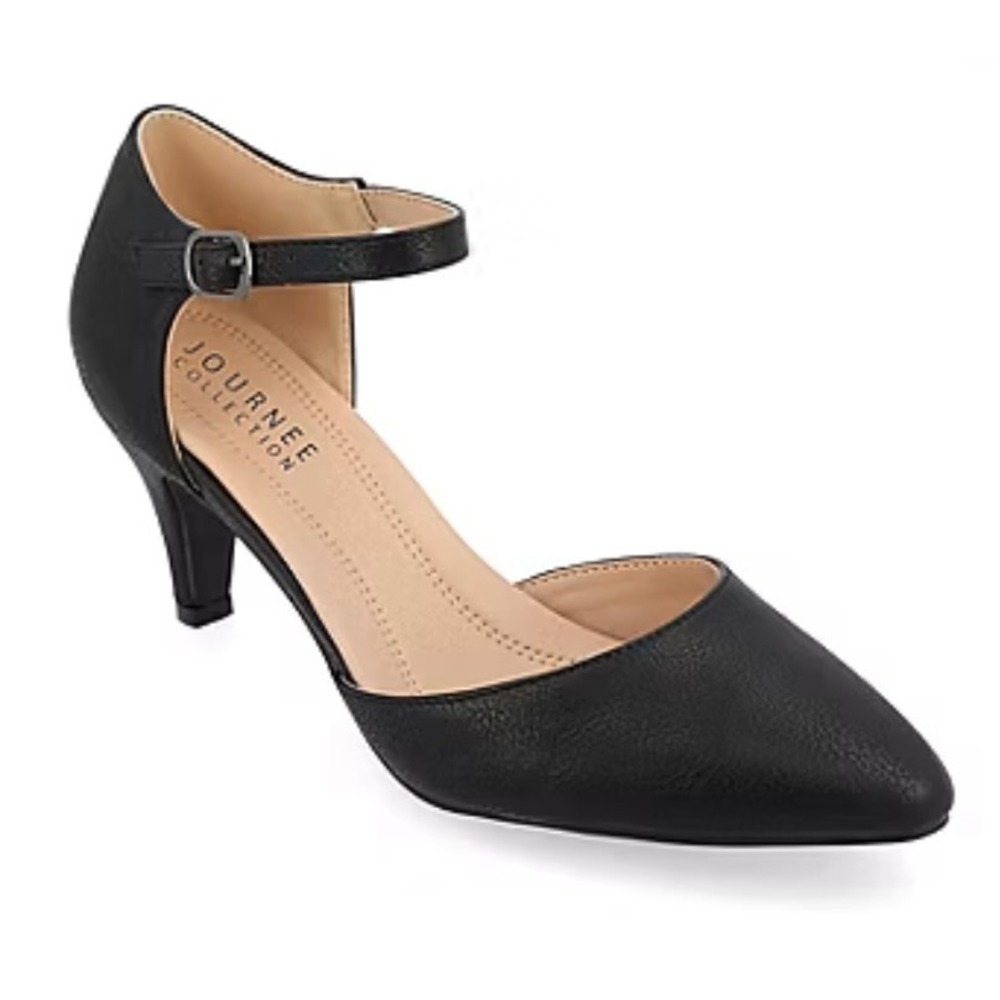 Journee Collection Bettie Womens Pointed Closed‎ Toe Stiletto Heel Pumps Size 8